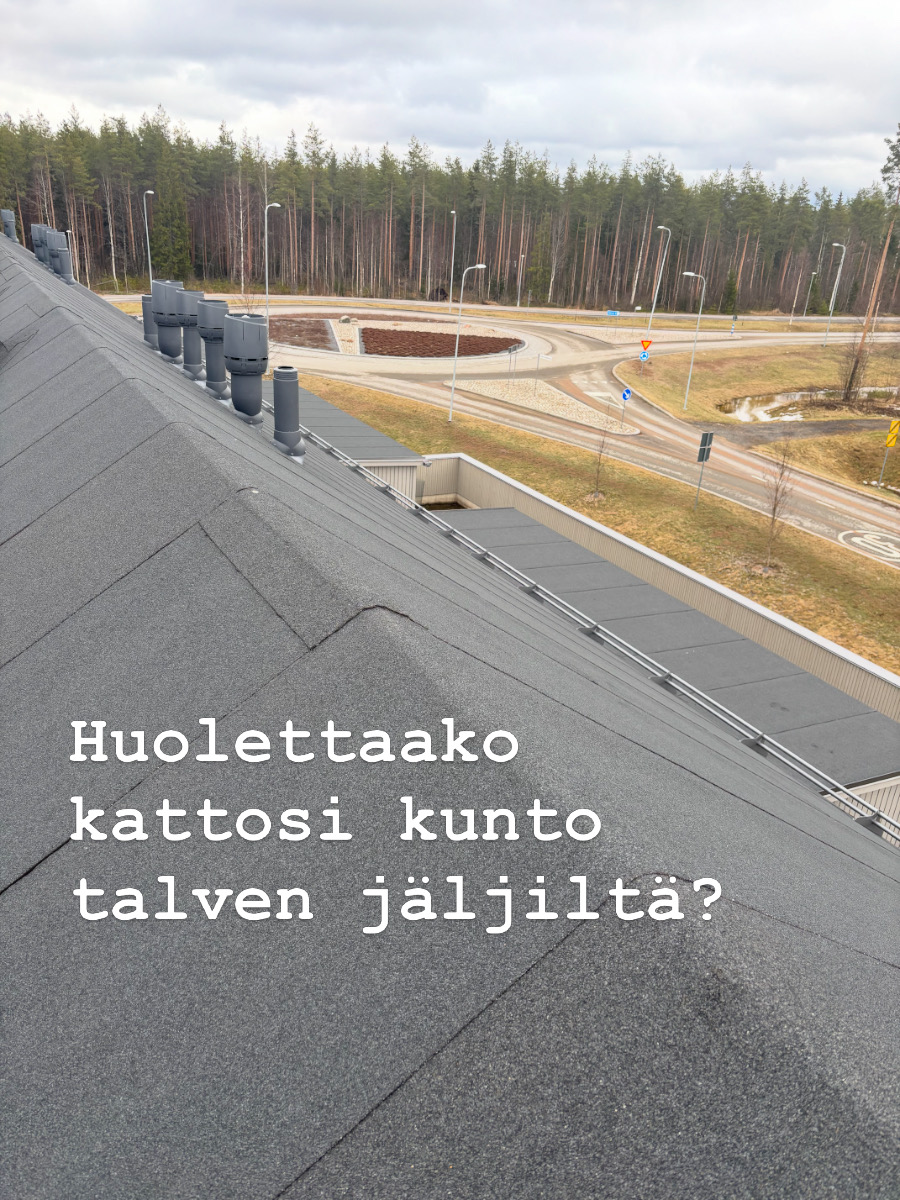 Kattotarkastukset, kourujen korjaukset ja puhdistukset